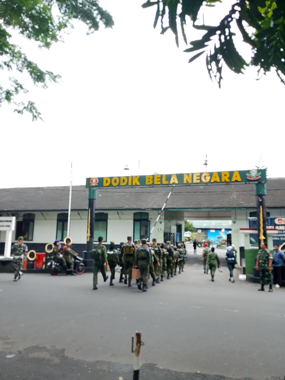 Memasuki Area Ksatrian Dodik Bela Negara